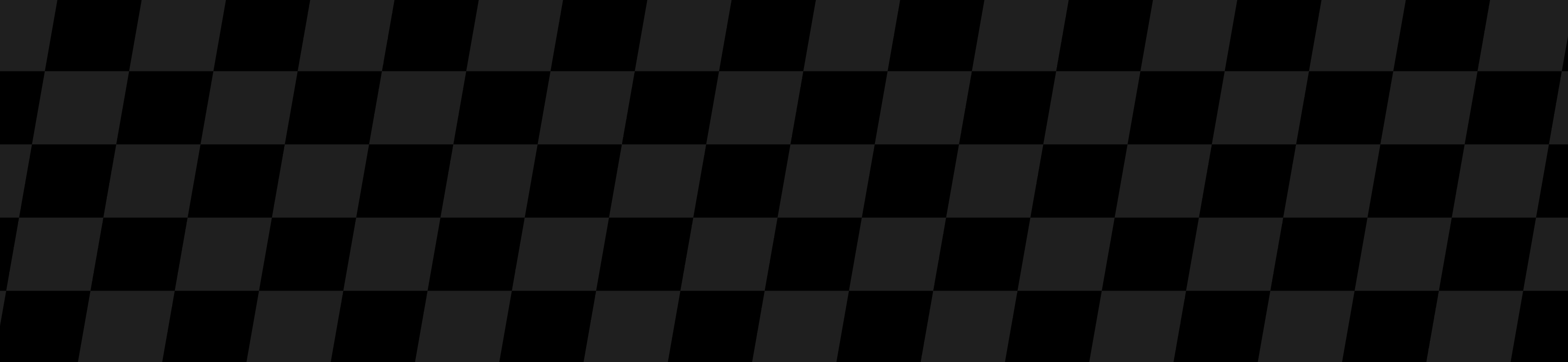 A black and dark gray checkered pattern with alternating squares arranged in diagonal rows.
