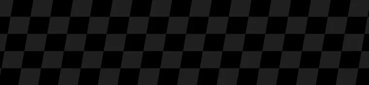 A black and dark gray checkered pattern with alternating squares arranged in diagonal rows.